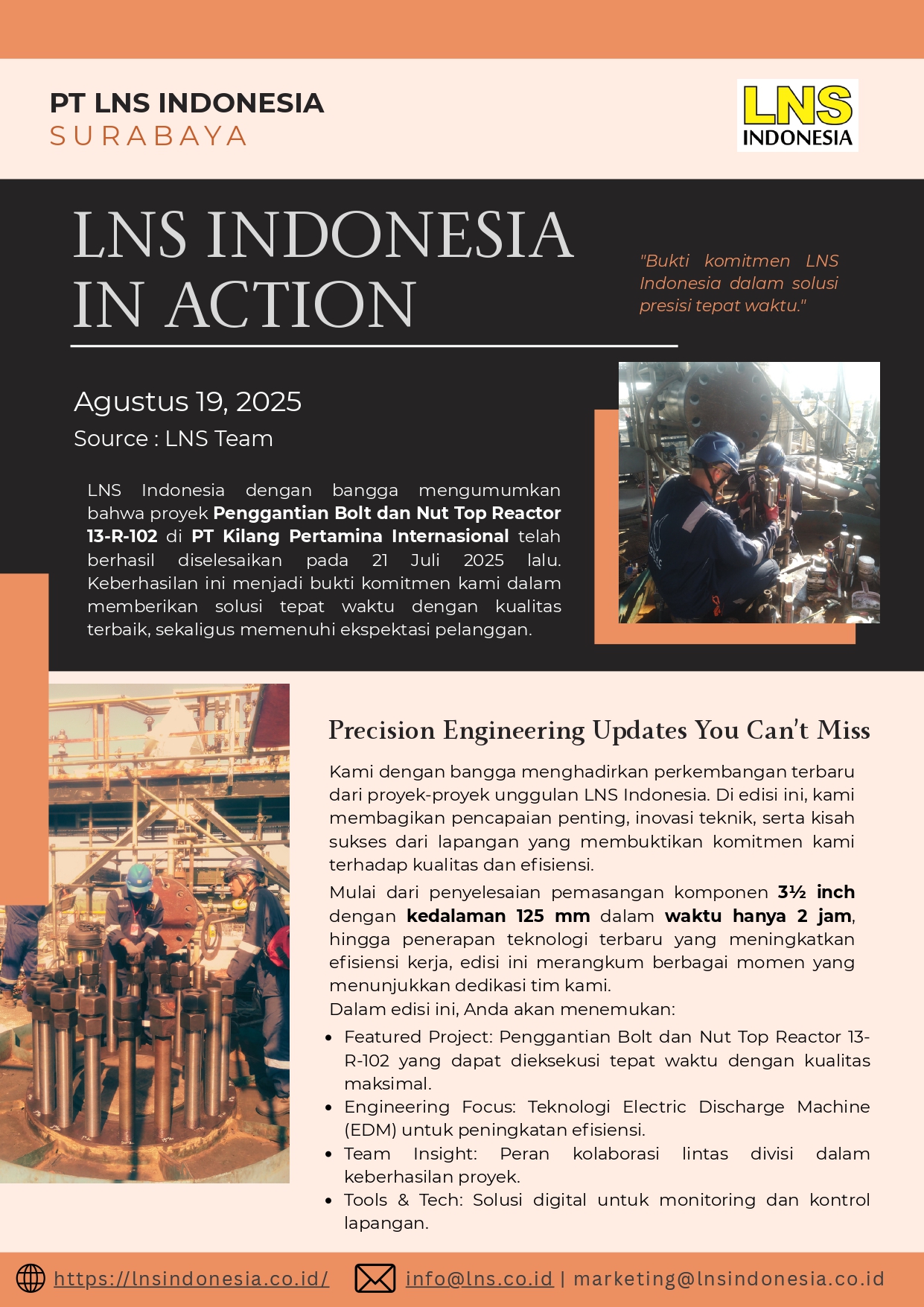 News :: PT LNS Indonesia